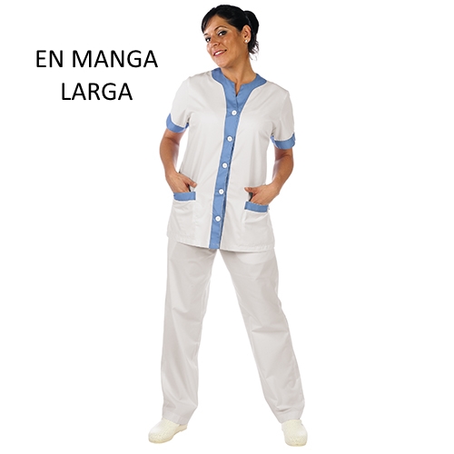 CHAQUETA SEÑORA M/L COMBINADA